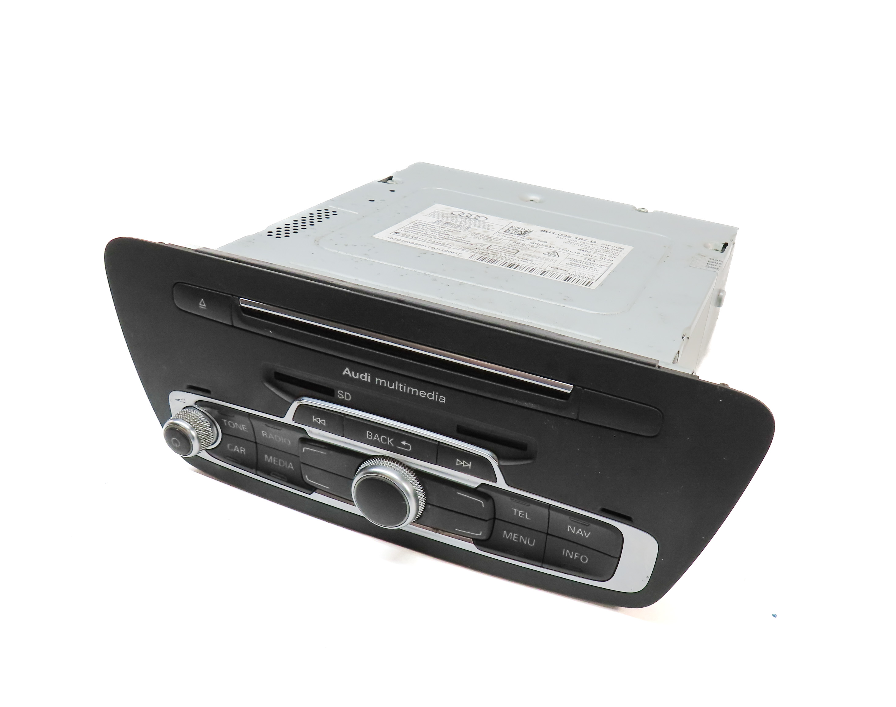 2018 AUDI Q3 (8U) FRONT RADIO STEREO CD MEDIA HEAD RECEIVER UNIT — exact item pictured